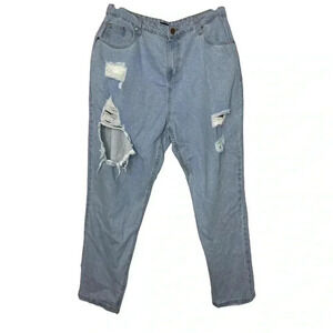 Pretty Little Thing Distressed Denim Jeans